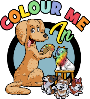 Official corporate logo of Colour Me In licensed toy dog breeder in Scotland